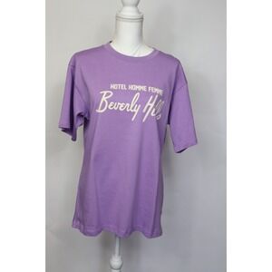 Homme Femme Beverly Hills‎ Purple Tee